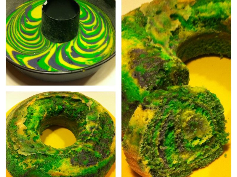 ciambellone colorato