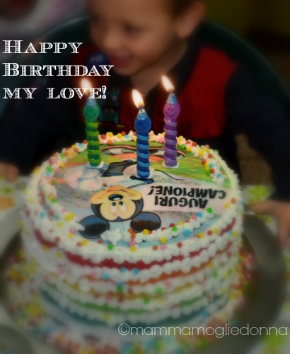 Torta arcobaleno - rainbow cake