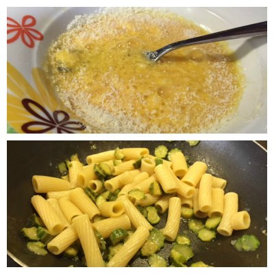 carbonara di zucchine vegetariana