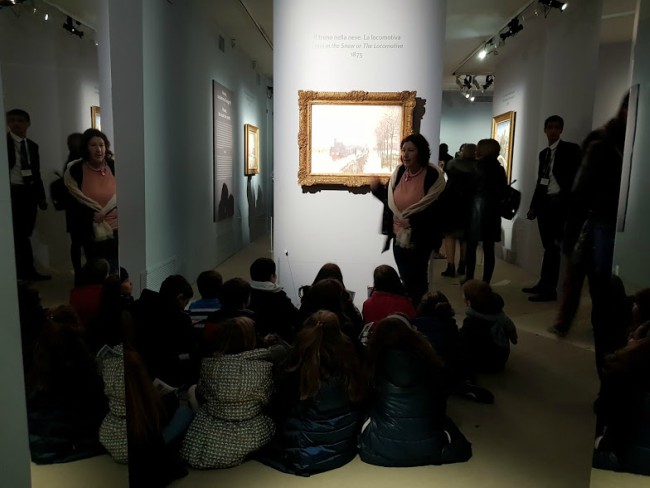 Mostra Monet per bambini Roma visita guidata